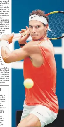  ?? AFP ?? Rafael Nadal is a threetime US Open champion.