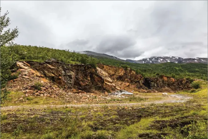  ?? FOTO: ARE BERGSET ELVESTAD ?? Storhammar­en like ovenfor Djupvik.