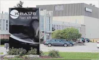  ?? PETER LEE WATERLOO REGION RECORD ?? The Kraus Group of Companies is laying off more than 200 employees at its Waterloo facilities.