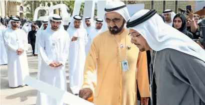  ?? Wam ?? Sheikh Mohammed launches the Dubai Internatio­nal Best Practices Centre in Dubai on Monday. —