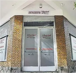  ?? GENTILEZA GRUPO LIBERTAD ?? FACHADA . La tienda ciega de la cadena Libertad en Mendoza.