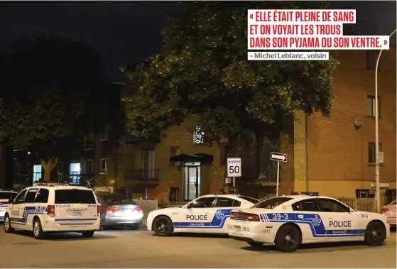  ??  ?? L’enfant de la femme résidant dans ce logement du boulevard Langelier n’a pas survécu à la césarienne d’urgence à l’hôpital. PHOTO D’ARCHIVES