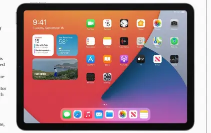  ??  ?? Say good bye to the iPad’s Home button – but you won’t miss it for long.