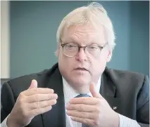  ?? PIERRE OBENDRAUF ?? The MUHC needs a new board that can work with Health Minister Gaétan Barrette without kowtowing to his every whim.