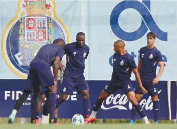  ??  ?? A cumprir castigo, Aboubakar é o grande ausente na equipa do FC Porto