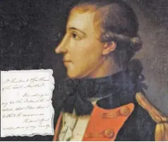  ??  ?? WORDS BEFORE DEATH: Wolfe Tone’s final speech, in his own handwritin­g, is to be sold to highest bidder at auction