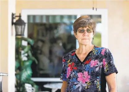  ?? K.C. ALFRED U-T ?? Linda Cioffi, owner of Alpine View Lodge in East County, is hoping to get staff and residents vaccinated soon after a challengin­g outbreak at the memory care facility last month. “We can see a light at the end of the tunnel,” she said.