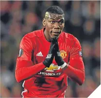  ??  ?? ■
Paul Pogba is eyeing the top four.