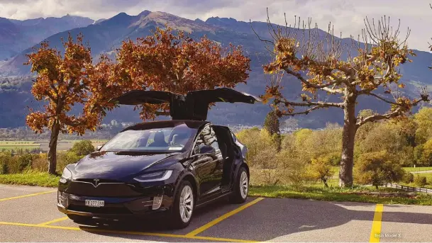  ??  ?? Tesla Model X.