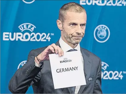  ?? FOTO: GETTY IMAGES ?? La UEFA aprobó el VAR para la Champions 2019-20 antes de anunciar que Alemania organizará la Eurocopa 2024
