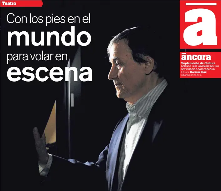  ?? MELISSA FERNÁNDEZ. ?? “Si no hay actores, no hay teatro; ahí está la acción dramática, con todo su valor humano, como ser integral, expresivo, que tiene necesidade­s y pasiones”, afirma Rodrigo Durán Bunster.