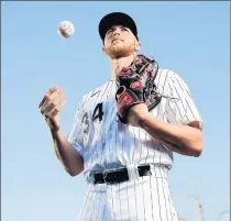  ?? ARMANDO L. SANCHEZ / CHICAGO TRIBUNE ?? Chicago White Sox pitcher Michael Kopech poses for a portrait on photo day during 2020 spring training. Kopech opted out of the 2020 season.