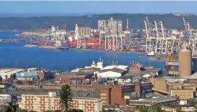  ?? ?? The expansion and upgrading of one of Africa’s busiest ports in Durban is on the cards.