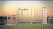  ?? SKYLINE INK] ?? Oklahoma Contempora­ry Arts Center is planning to open its new downtown home in March. Both the new building and the inaugural exhibition were inspired by the everchangi­ng light across Oklahoma's sky. [RENDERING BY