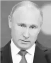  ??  ?? Vladimir Putin
