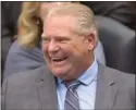  ?? The Canadian Press ?? Ontario Premier Doug Ford attends Question Period at the Ontario Legislatur­e in Toronto, on Thursday.