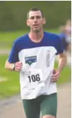  ?? STAFF FILE PHOTO ?? Tim Ensign was the first to cross the finish line at the 37th Annual Chickamaug­a Chase 15K run in 2005 at the Chickamaug­a Battlefiel­d with a time of 53:28.