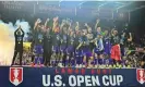  ?? ?? MLS will not enter clubs into the 2024 US Open Cup. Photograph: Julio Aguilar/Getty Images