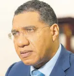  ?? FILE ?? Andrew Holness