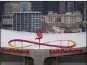  ?? Canadian Press photo ?? The Saddledome in Calgary Sept. 15. The NHL's Calgary Flames say that after over two years of negotiatio­ns with the city, the organizati­on has concluded there's no point in pursuing a new arena to replace the Saddledome.