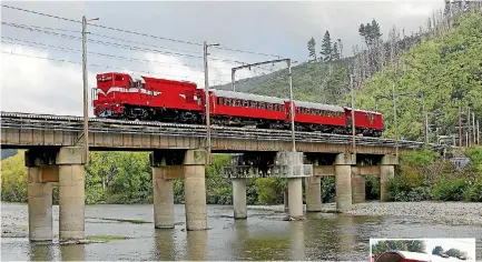  ??  ?? The 2017 Dominion Post Readers’ Rail Tour will travel throughout the North Island including to Whanganui, National Park, Hamilton, Napier, Palmerston North and through the Wairarapa.