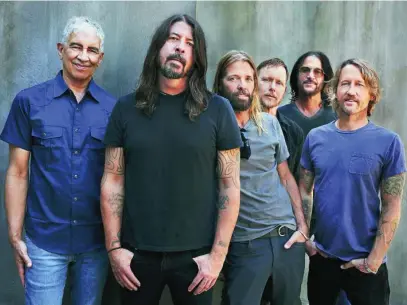  ?? SONY ?? De izda. a dcha., Par Smear, Dave Grohl, Taylor Hawkins, Nate Mendel, Rami Jaffee y Chris Shiflett