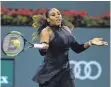  ?? FOTO: AFP ?? Serena Williams