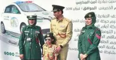  ?? Clint Egbert/Gulf News ?? Maj Gen Abdullah Khalifa Al Merri at the launch of Dubai Police’s fleet of school patrol vehicles in Dubai yesterday.