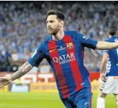  ?? DANIEL OCHOA DE OLZA/AP ?? Argentina forward Lionel Messi has agreed to extend his contract with Spanish club Barcelona through 2021.