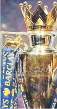  ??  ?? File phot of the English Premier League trophy on display. — AFP photo