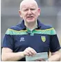  ??  ?? FAIR Donegal football manager Declan Bonner