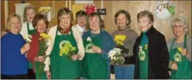  ?? SUBMITTED PHOTO ?? From left: Pat Hart, NSH Volunteer Resources Coordinato­r, Ruth Silver, Nancy Collier, Dottie MacDermott, Beth Bynon, Sandy Davis, Jan Zimmerman, Barb Schmidt and Honey Bowduniak, president of the club. Helping but missing from photo were club members Sharon Thoryk and Mary Kay Tucker.