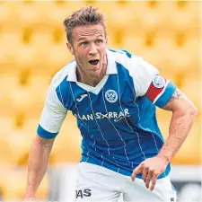  ??  ?? St Johnstone midfielder Chris Millar.