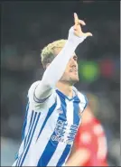  ?? FOTO: UNCITI ?? Juanmi celebra su gol a Osasuna