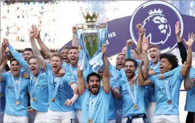  ?? FOTO: GETTY IMAGES ?? Manchester City er et enestående dygtigt fodboldhol­d, men ledelsen og ejernes handlemåde uden for banen er Tipsbladet­s chefredakt­ør mindre end begejstret for.