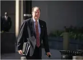  ?? ?? David Malpass, president of the World Bank Group, arrives to the Internatio­nal Monetary Fund ( IMF) headquarte­rs during the spring meetings of the IMF and World Bank in Washington, D. C., U. S., on Wednesday, April 20, 2022. The IMF today called on nations to provide grants and donations to fill a $ 5 billion monthly financing need for Ukraine after Russia’s invasion.