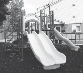  ?? NATHAN DENETTE / THE CANADIAN PRESS ?? Police are investigat­ing an incident in which two young girls were shot at a playground in Scarboroug­h, Ont., on Thursday after school. The girls are in stable condition.