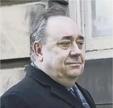  ??  ?? 0 Alex Salmond won a judicial review against the Scottish government
