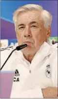  ?? ?? Carlo Ancelotti, ayer.