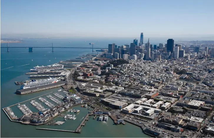  ??  ?? AN AERIAL view of San Francisco.