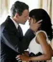  ?? ABC ?? Tony Goldwyn and Kerry Washington are a steamy match in the ABC drama Scandal.