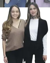  ??  ?? Nataly Díaz Granados y Mariana Fernández de Castro