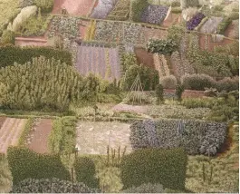  ??  ?? Fig 5: David Inshaw’s Allotments. With Andrew Lambirth/redfern