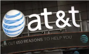  ?? MARK LENNIHAN THE ASSOCIATED PRESS ?? AT&T is raising prices on older mobileserv­ice plans. The price increases mark a high-profile reversal for an industry that has mostly competed for new customers with discounts, free phones and lowpriced family plans.