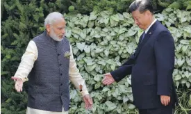  ?? Reuters ?? Indian Prime Minister Narendra Modi and Chinese President Xi Jinping