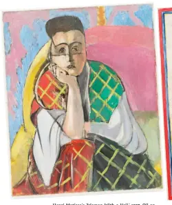  ?? ?? Henri Matisse’s ‘Woman With a Veil,’ 1927. Oil on canvas.