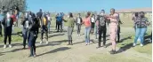  ?? SUPPLIED Picture: ?? DISGRUNTLE­D: KSD TVET College students at the Ntabozuko campus have been protesting since Monday over unpaid NSFAS allocation­s. They are also demanding laptops and data to aid their studies.