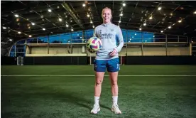  ?? Photograph: Linda Nylind/The Guardian ?? Beth Mead: ‘The football pitch has always been my safe space and that’s still true today’.