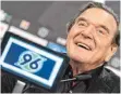  ?? FOTO: DPA ?? Gerhard Schröder, Aufsichtsr­atschef von Hannover 96.