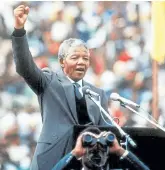  ?? ?? Mandela, el día de su asunción